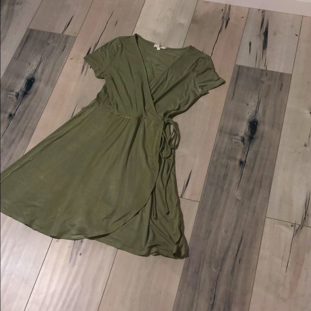 Army green Dress